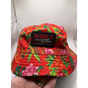 DGK Red Tropical Floral Bucket Top Hat